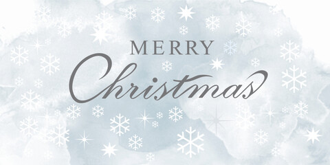 Christmas graphic with watercolor background.