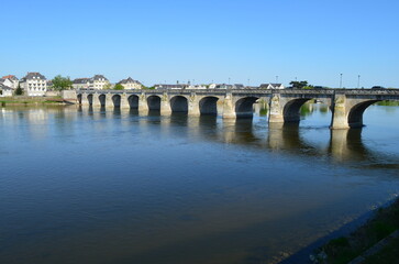 Fototapeta na wymiar Saumur (Maine et Loire - Pays de la Loire - France)