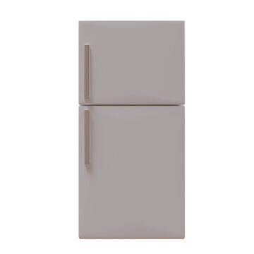 Refrigerator, fridge isolated on transparent background, PNG