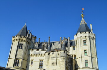 Fototapeta na wymiar Le château de Saumur (Maine et Loire - Pays de la Loire - France)