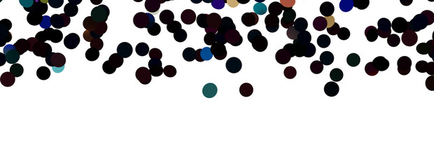 Multicolor confetti abstract background with a lot of falling pieces