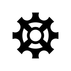 Obraz premium gear,symbol,icon,template,vector,black