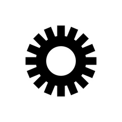 gear,symbol,icon,template,vector,black