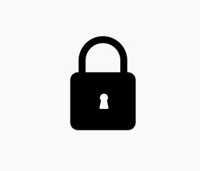 padlock open icon design isolated