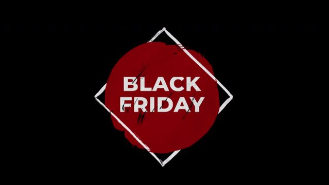 Black Friday sale sign banner for promo video. Sale badge. Special offer discount tags. super sale.