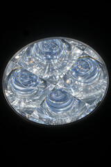 Skylight closeup with dark borders