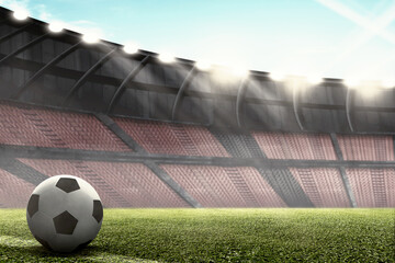 Ball on the grass