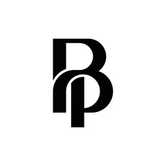 	
Abstract BP initials monogram logo design, icon for business, template, simple, elegant
