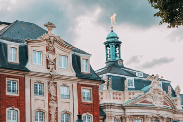 Obraz premium Munster Schloss, now hosting university. Architecture and education in Germany concept