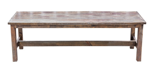 old wooden chair isolated and save as to PNG file