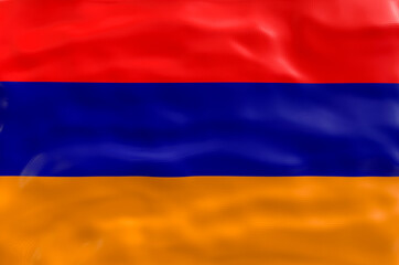 Fototapeta premium National flag of Armenia. Background with flag of Armenia