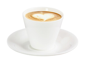 cup of coffee isolated and save as to PNG file