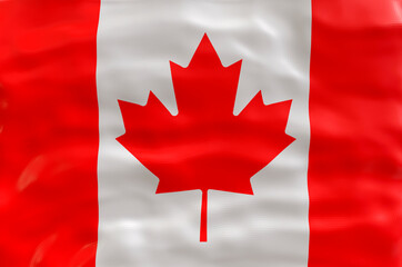 National flag  of Canada. Background  with flag  of Canada