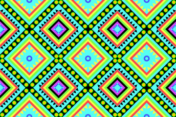 seamless geometric pattern with shapes