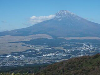 箱根スカイラインの富士見ヶ丘公園の展望