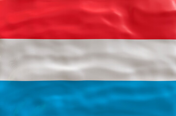 National flag  of Luxembourg. Background  with flag  of Luxembourg