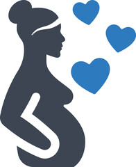 Pregnancy care icon
