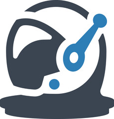 Astronaut helmet icon
