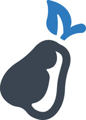 Pear fruit icon