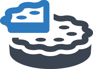 Slice of pie icon