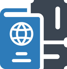 passport ticket icon