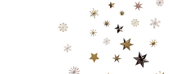 The winter background, falling snowflakes