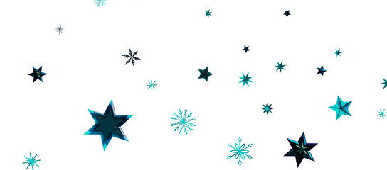 With Realistic Snowflakes Overlay On Light Silver Backdrop. Xmas Holidays