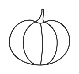 pumpkin icon. autumn liner icons vector version