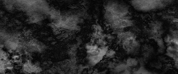 Stone black grunge texture. Black wall texture rough background. Sheet of black paper texture background. Surface of black stone texture rough gradient overlay.