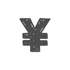 Yen icon. Business Doodles