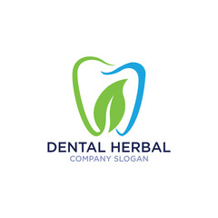 dental logo design vector template