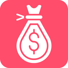 Money Bag Icon Style