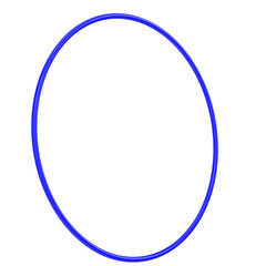 3d rendering illustration of a rhythmic gymnastics hoop © Francesco Milanese