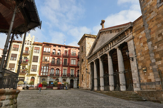 Iglesia de Santa Maria de la Asunción, Bermeo, Biscay, Basque Country, Euskadi, Euskal Herria, Spain, Europe.