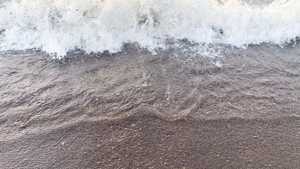 waves on the beach