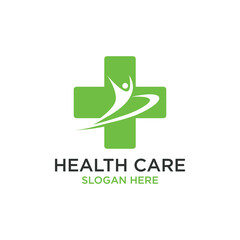 health care logo design vector template