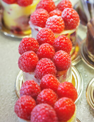 Raspberry cakes