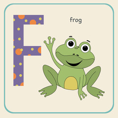 animal alphabet letter f