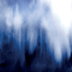 Watercolour vector illustration on white