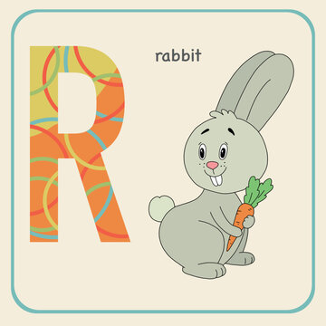 animal alphabet letter r