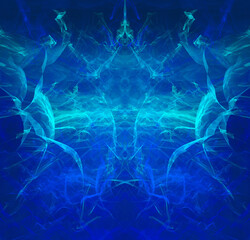 3D Fractal Abstract Background