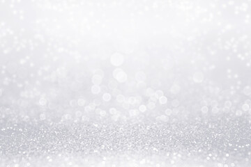 Silver white Christmas wedding anniversary snow background or birthday diamond jewelry bling shiny glam glitter - 542480633