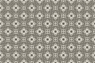 Abstract seamless pattern, Seamless ethnic oriental pattern traditional, design for interior,wallpaper,fabric,curtain,carpet,clothing,Batik,background , Seamless  illustration, Embroidery style.