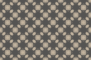 Abstract seamless pattern, Seamless ethnic oriental pattern traditional, design for interior,wallpaper,fabric,curtain,carpet,clothing,Batik,background , Seamless  illustration, Embroidery style.