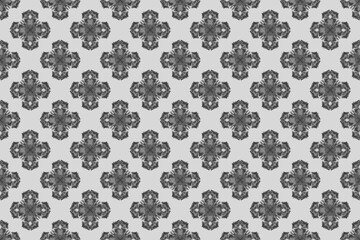 Abstract seamless pattern, Seamless ethnic oriental pattern traditional, design for interior,wallpaper,fabric,curtain,carpet,clothing,Batik,background , Seamless  illustration, Embroidery style.