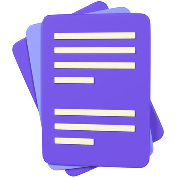 Paper 3D icon