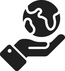 Earth, Planet line icon