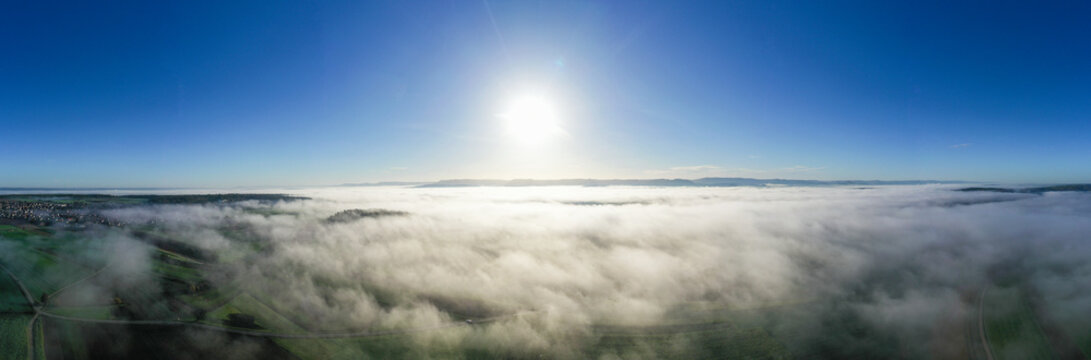 Aerial View To The Swabian Alb