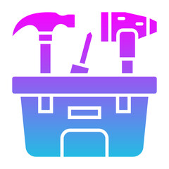 Toolbox Glyph Gradient Icon