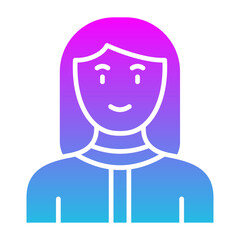 Massage Therapist Glyph Gradient Icon